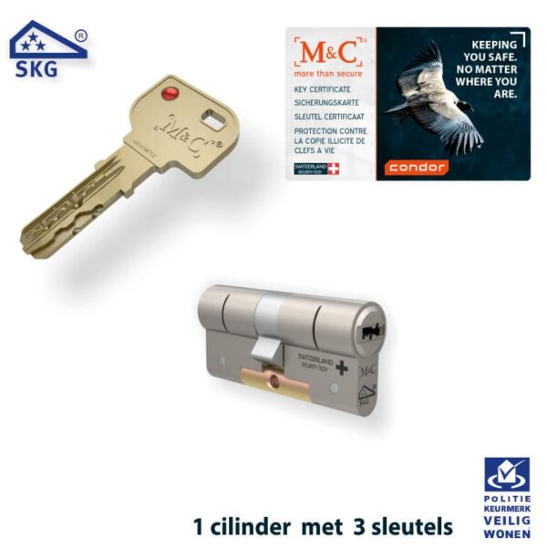 M&C 1 x Condor Cilinder SKG*** met CERTIFICAAT