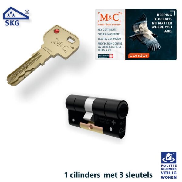 M&C 1 x Condor Cilinder SKG*** met CERTIFICAAT - Afbeelding 9