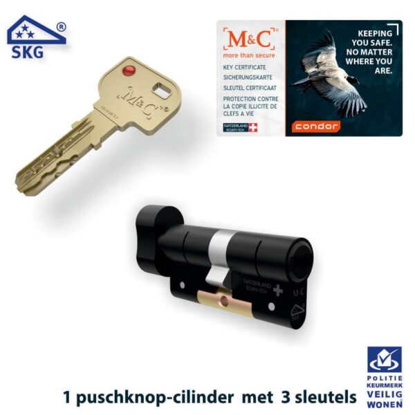 M&C 1 x Condor Cilinder SKG*** met CERTIFICAAT - Afbeelding 4