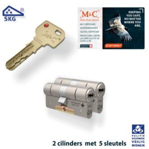 M&C 2 x Condor Cilinder SKG*** met CERTIFICAAT