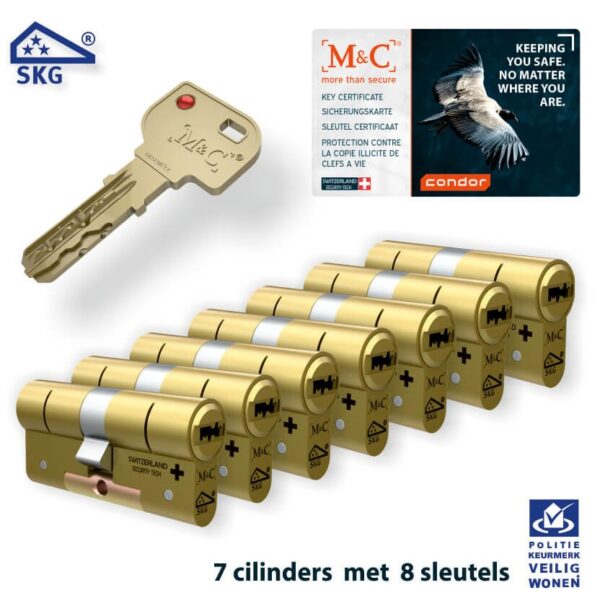 M&C 7 x Condor Cilinder SKG*** met CERTIFICAAT - Afbeelding 3