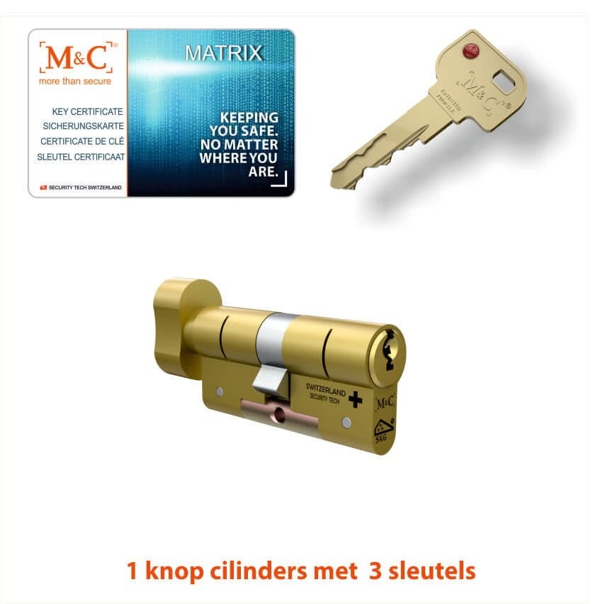 M&C 1 x Matrix Cilinder SKG*** met CERTIFICAAT - Afbeelding 9