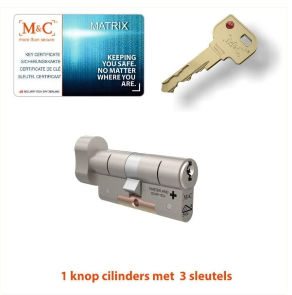 M&C 10 x Matrix Cilinder SKG*** met CERTIFICAAT - Afbeelding 6