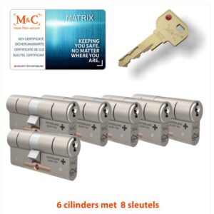 M&C 6 x Matrix Cilinder SKG*** met CERTIFICAAT