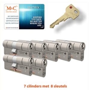 M&C 7 x Matrix Cilinder SKG*** met CERTIFICAAT