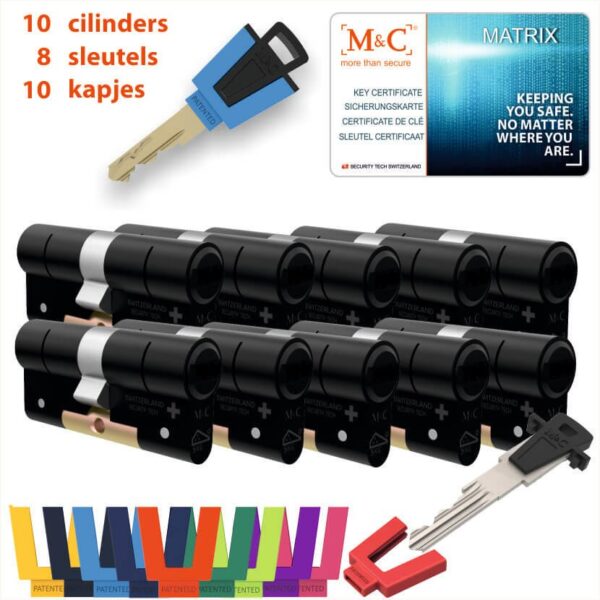 M&C 10 x Matrix Cilinder SKG*** met CERTIFICAAT - Afbeelding 5
