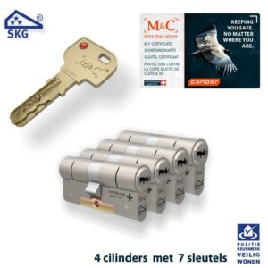 M&C 4 x Condor Cilinder SKG*** met CERTIFICAAT