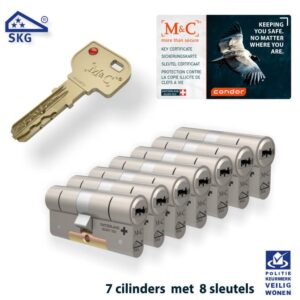 M&C 7 x Condor Cilinder SKG*** met CERTIFICAAT