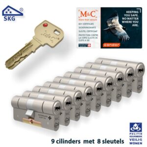 M&C 9 x Condor Cilinder SKG*** met CERTIFICAAT