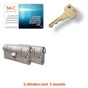 M&C 2 x Matrix Cilinder SKG*** met CERTIFICAAT
