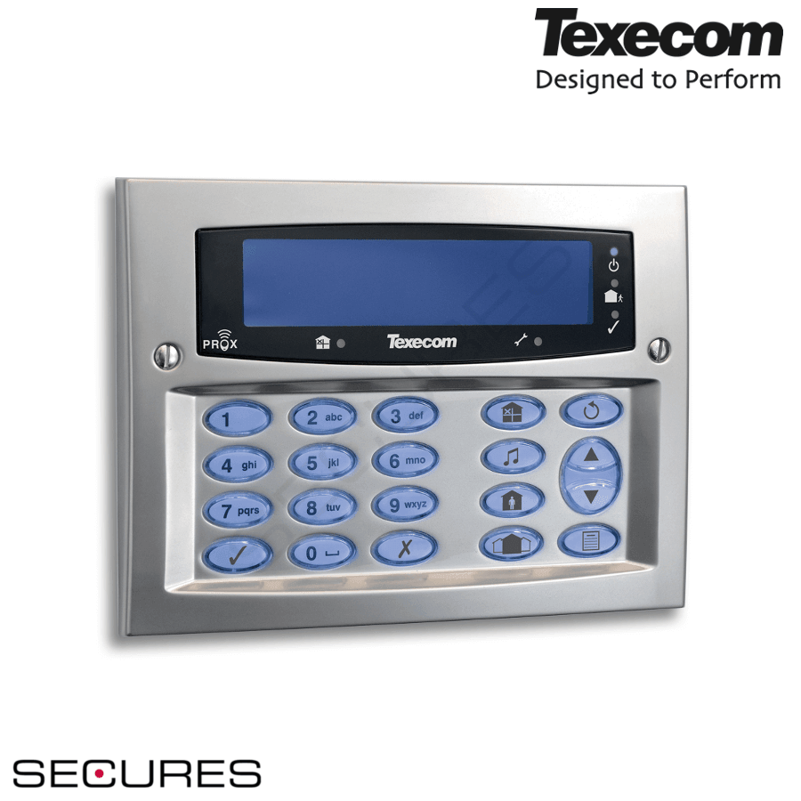 Texecom DBD-0129 Proximity Satin Chrome Opbouw