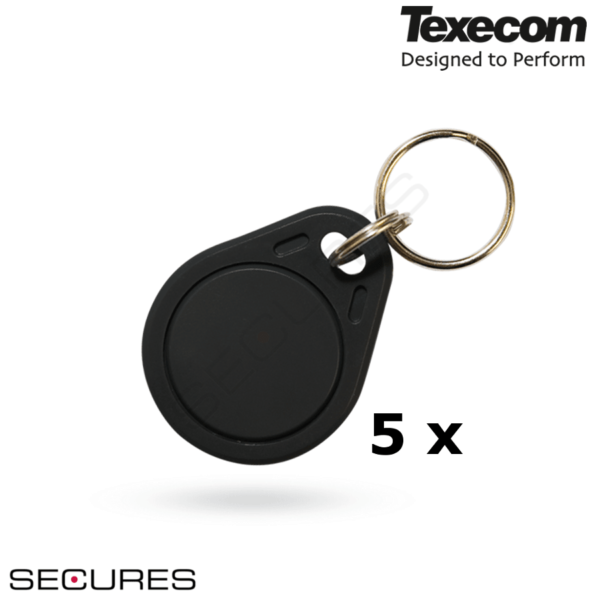 Texecom 5 x Proximity Keytag Secures