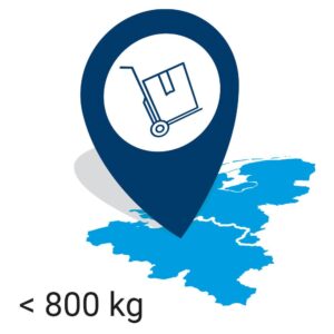 Plaatsing bg of lift incl./800 kg