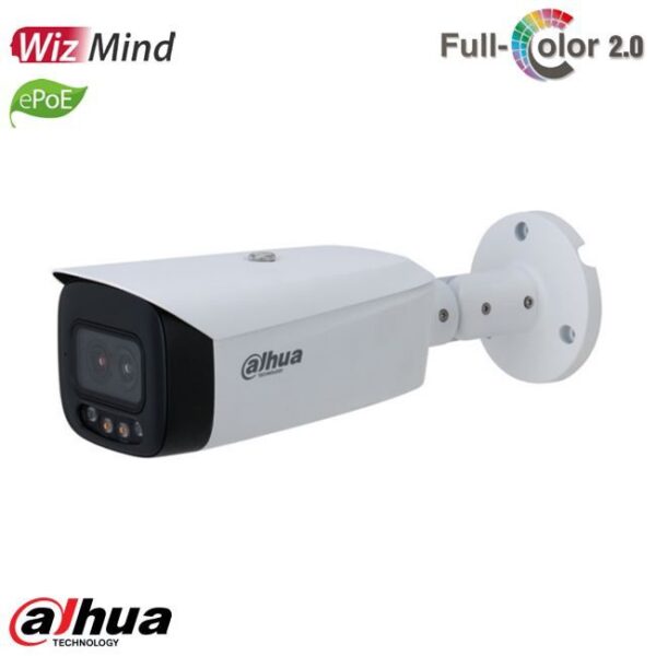Dahua 4MP Dual Lens Fixed-focal Bullet WizMind Full-color Network Camera
3.6mm