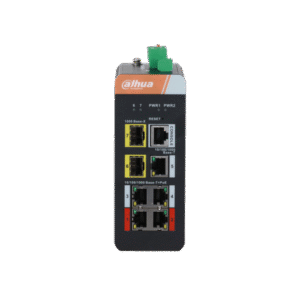 Dahua IS4207-4GT-120 Managed industriële Gigabit switch,4x PoE poorten, 2x SFP en 1x 1Gbps uplink Excl. voeding