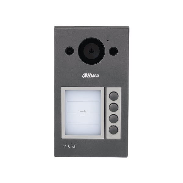 Dahua VTO3312Q-P Video Intercom 1, 2 en 4 knops buitenpost PoE en 2-draads