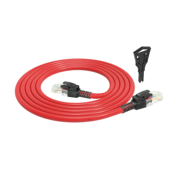 ACT FB5502 vergrendelbare patchkabel UTP6A 2 meter