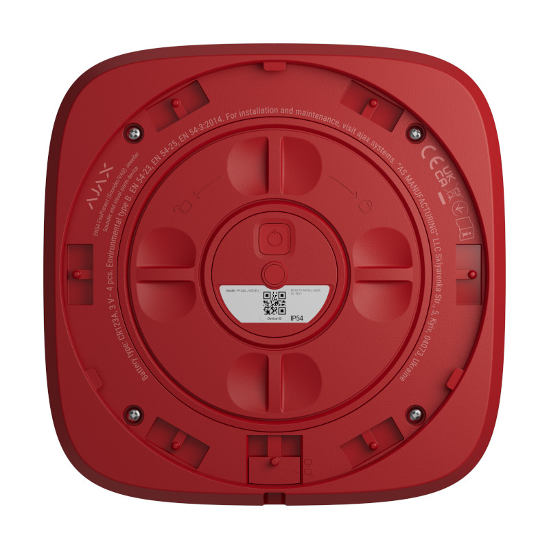 AJAX EN54 FireProtect (Sounder) rood - Afbeelding 5