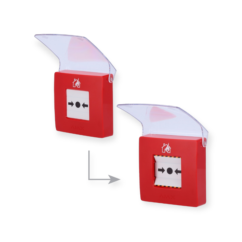 AJAX EN54 Manual Call Point handmelder rood - Afbeelding 5