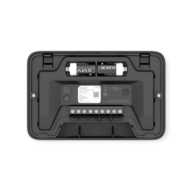 AJAX EN54 I/O Module 2X2 zwart - Afbeelding 5