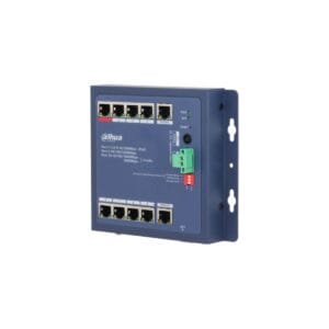 Dahua CHS4110-8ET-90-F Cloud Switch 8xPoE 2xUp 1xSFP wand/DIN